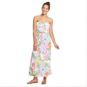Lilly Pulitzer Strapless Maxi Dress